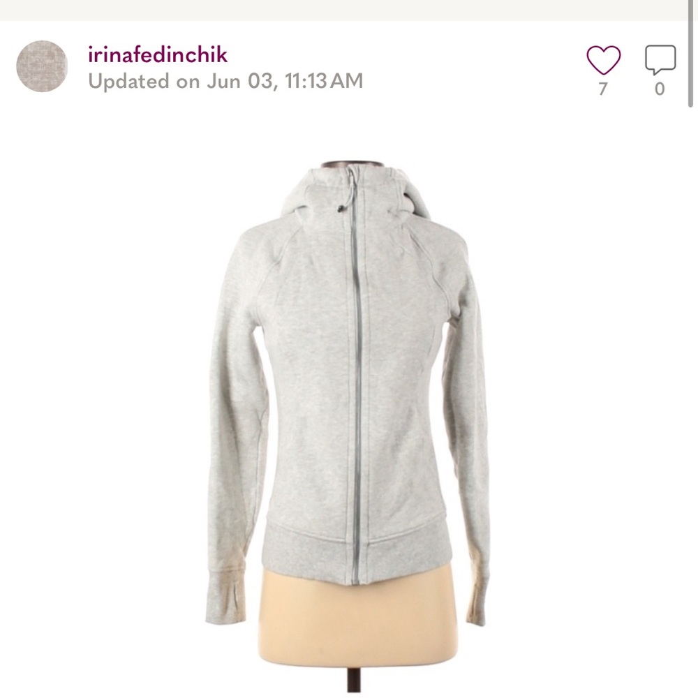 Women's Gray Hoodie Jacket